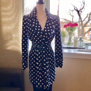 Fashionable Polka Dot Trench